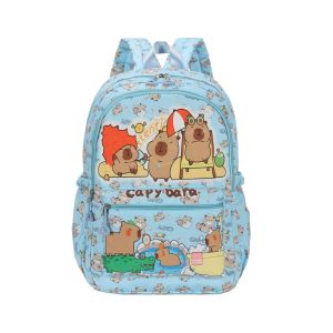D1-50918 - CAPYBARA Design 40CM Korea Backpack / Beg Galas Sekolah Rendah & Menengah / Kanak-Kanak Kids Backpack
