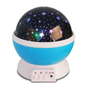 CHANBAEK Colorful Star Projector Light Rotating Mini Galaxy LED Projector Multi Pattern High-definition Atmosphere Lamp Bedroom