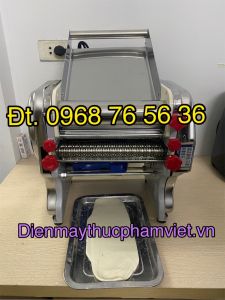 Máy cán bột mì làm bánh bao đế pizza vỏ bánh gối há cảo sủi cảo size 22cm công suất 750w