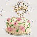 Halo Party 【Ready stock】 Happy Birthday Cake Topper Party Decoration Cake Flag happy birthday. 