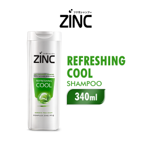 ZINC Shampoo Refreshing Cool Botol 340ml