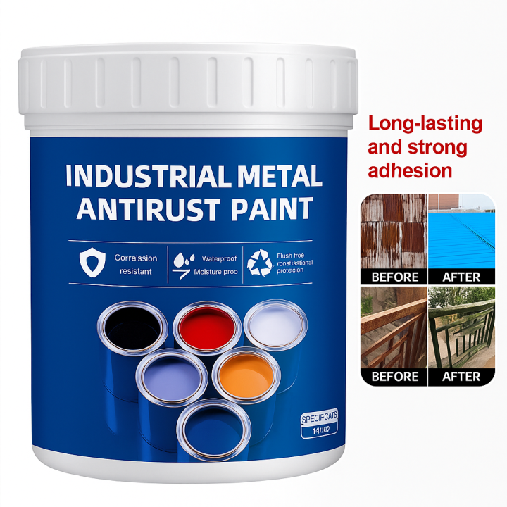 Waterborne Metal Paint Brush Railings Paint Anti Rust Converter Paint ...