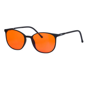 SHINU blue light blocking glasses women glasses female 2022 eyeglasses Orange lenses for gaming round shape for girl play game in the night
