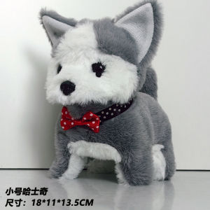 【READY STOCK】Electronic Robot Dog Lifelike Walking Barking Wagging Tail Puppy Dog Plush Toys