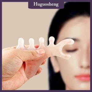 [huguosheng] Body Meridian Massage Comb Plastics Five Wide Tooth Comb Acupuncture Therapy Blood Circulation Anti-static Smooth Hair Comb