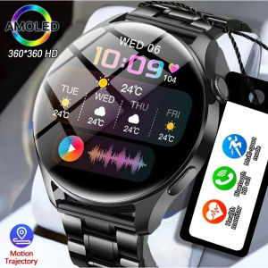 2025 Huawei NFC Smart Watch Men GT4 Pro  Payment AMOLED 390*390 HD Screen Heart Rate Bluetooth Call IP68 Waterproof SmartWatch