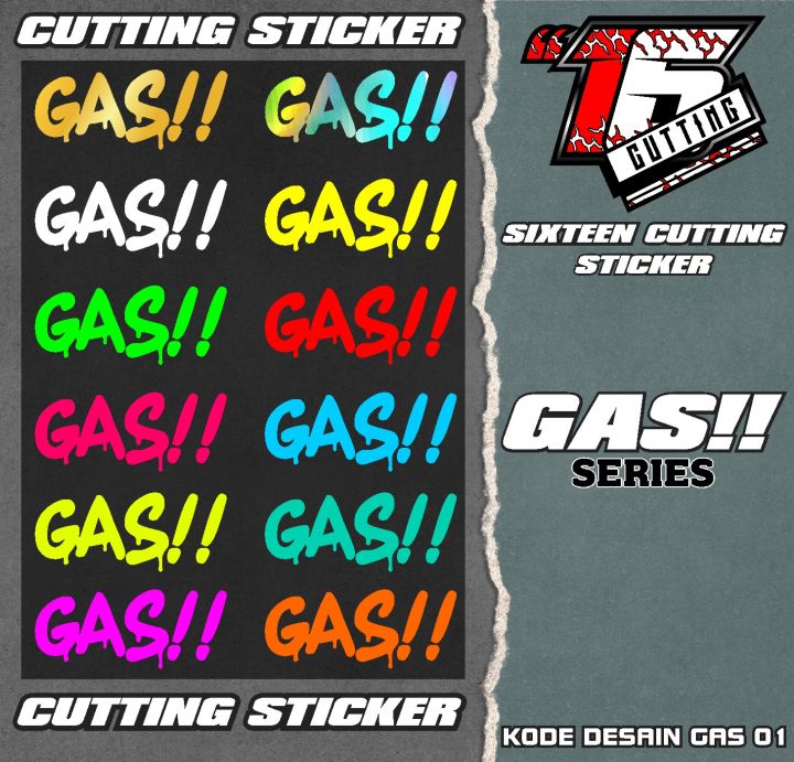 Cutting sticker VIRAL - Sticker VIRAL GAS!! Sticker Keren Stiker Motor ...