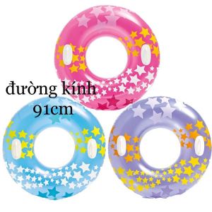 Phao Tròn 91cm dành cho trẻ em và người lớn cao cấp nhiều màu sắc họa tiết nổi bật bắt mắt - LYLYSPORTS