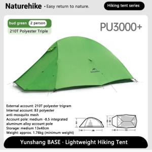 Naturehike Cloud Up 1 2 Tent Ultralight Camping Tent Double Layer Waterproof Tent Outdoor Hiking Backpacking Tent