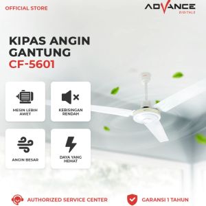Advance CF5601 / CF5603 Kipas Angin Gantung Ceiling Fan Besi - 56 inch - FREE ONGKIR Jabodetabek