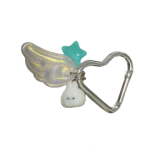 Y2K Japanese Magical Girl Star Charm Keychain In Unique Green or Pink Design Adds A Touch Of Magical Charm To Daily Life