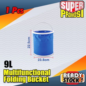 Foldable Pail 9L/11L/13L Portable Folding Collapsible Outdoor Car Wash Fishing Travel Bathroom Baldi Lipat 折叠桶