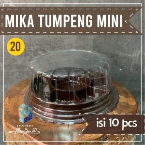 FREE BUBBLE WRAP - Mika Tumpeng Mini Coklat Sekat Dapur Solo CT 20 isi 10 pcs - Mika Tumpeng Mini Tebal-Mika Nasi Kuning/Uduk Ulang Tahun Murah