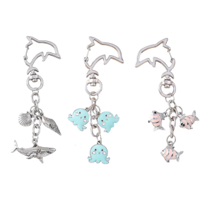 Creative Ocean Animal Keychain Featuring Octopus Fish Designs Symbolizing Good Luck and Prosperity for All Ages