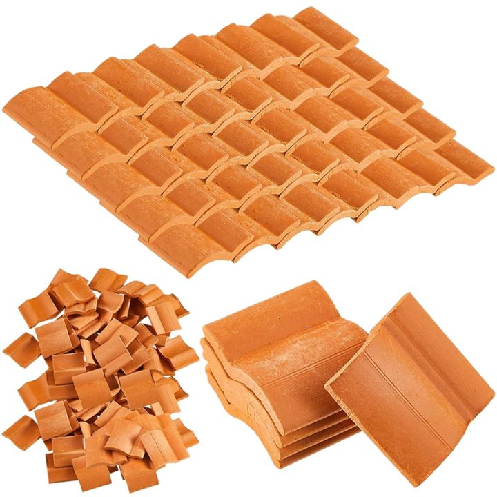 Roof Tiles Model Building Set Miniature Tiles Roof Tiles Shingles Fake ...