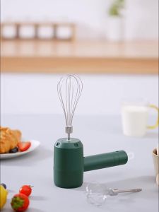 AE Electric Handheld Rechargeable Egg Beater Household Baking Cake Cream MixerWhipping Blender
