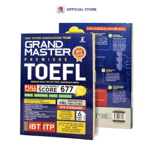 Buku Bahasa Inggris / Grand Master Premiere TOEFL Full Tips & Trick / Kompas Ilmu - KI