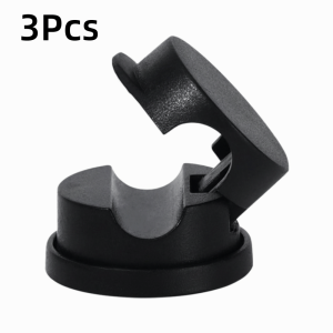 MMLUCK 3Pcs Từ tính Bộ tổ chức cáp Chất kết dính Có thể xoay Giá đỡ dây Sắp xếp dây Có thể điều chỉnh Quản lý cáp Bàn làm việc văn phòng