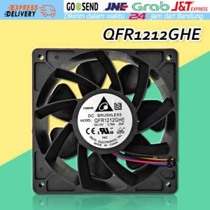 Kipas Pendingin Cooling Fan Internal Fan Cooler DC 12v 12cm X 12cm X 3.8cm Rayden - Tanpa Steker Universal Kuat High Speed 6000rpm