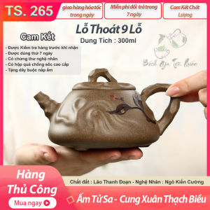 Cung Xuân Thạch biều - Lão Thanh Đoạn - Ngô Kiến Cường - 9 lỗ - 300ml [ ấm pha trà ]