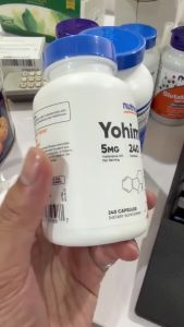 Nutricost Yohimbine HCl 5mg 240 Capsules – Viên Uống Hỗ Trợ Chuyển Hóa & Tập Luyện Extra Strength Non-GMO (USA) - - Cải thiện lưu thông máu  - Bổ sung năng lượng  - Cải thiện khả năng siết m....ỡ  - Tăng mức năng lượng sức bền  - Cải thiện tâm trạng và