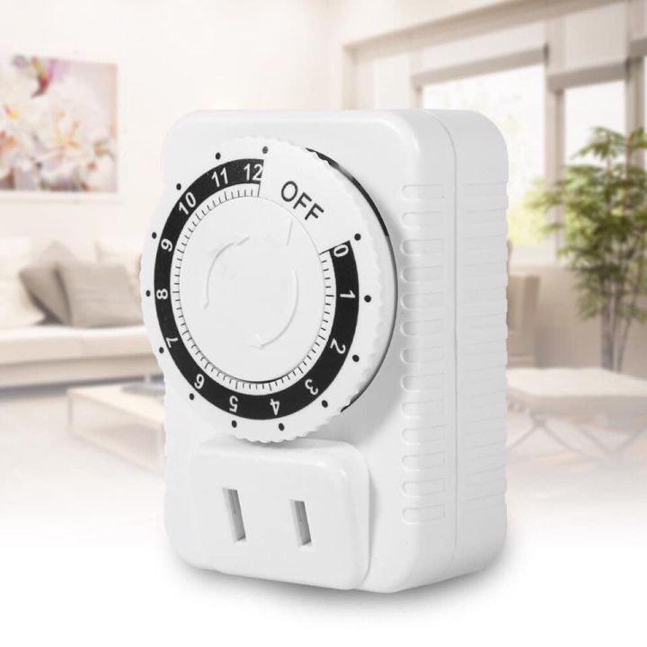 12 Hour Electrical Mechanical Time Wall Plug Switch Digital