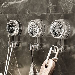COMBO 3 Móc Treo Đồ Dán Tường Hút Chân Không - Móc Dính Tường Treo Túi Ví Quần Áo Khoá Phụ Kiện