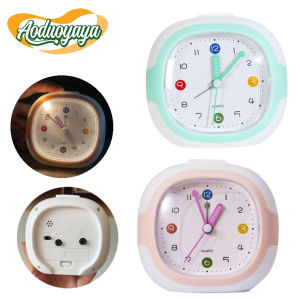 Aoduoyaya Silent Alarm Clock Jam Loceng Meja Night Light Luminous Electronic Tabletop Clock Student Learning