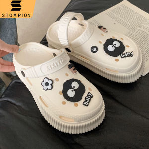 STOMPION Sandals For Women Clogs Beach Slippers Cartoon Sandals Soft Sole Indoor Slippers Thick Sole Slipper