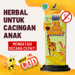 Obat Cacing Anak Paling Ampuh Obat Cacing Anak 2 Tahun Ke Atas Madu Anak Alami Sirup Cacing Anak Obat Khusus Anak Penambah Daya Tahan Tubuh Vitamin Anak Obat Cacingan Anak Madu Murni Asli TS Kids Honey