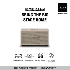 [NEW ARRIVAL] MARSHALL STANMORE IV BLUETOOTH SPEAKER CREAM - 1 YEAR WARRANTY