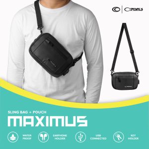 OZONE Clutch Bag Tas Selempang 764 Waterproof