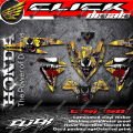 Honda Click 125i / 150i Version 2 Decals / VENOM DESIGN / STICKER FOR MOTORCYCLE PARTS AND ACCESSORIES. 