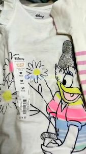 🆕 Baju Budak Kanak kanak Perempuan Baby Girls Toddler Kids Play Set Brand New Short Sleeve Round Neck Ribbon with Short Pants Cute Design Carters Disney Just For You High Quality Viral Ready Stock Baju Jalan Taman Rumah Cotton Tshirt Seluar Pendek