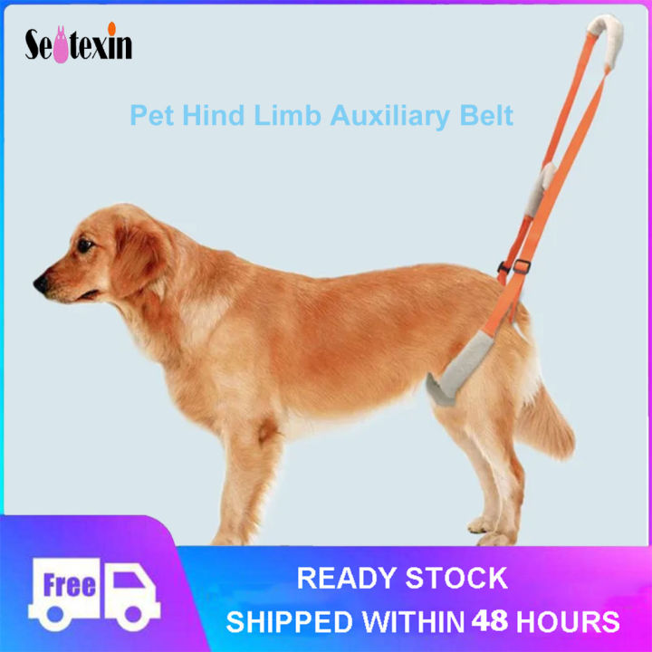 Sentexin Pet Rear Leg Support Aid Sling Dog Lift Harness for Elderly Dog  With Poor Stability Back Legs Hip Disabled Joint Injury Adjustable Dog  Sling