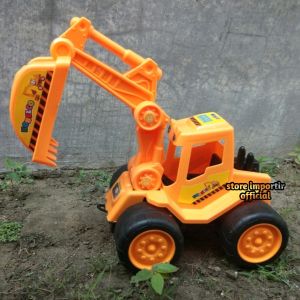 Mainan Mobil Kontruksi Kobelco Excavator OCT 6106 Murah Kemasan Kantong | Mainan Anak Truck Excavator Beko Ukuran Besar | Mainan Truck Construction Excavator Tanpa Baterai Murah Terbaru Cocok Untuk Anak Cowok