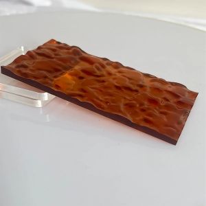Colorful Stone & Water Wave Acrylic Board Modern Shop Window Decor Display Stand Partition Material for DIY Processing