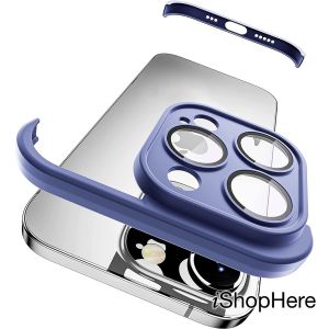 Casing iPhone 14 Pro Max Plus Hard Case Bumper with Camera Cover