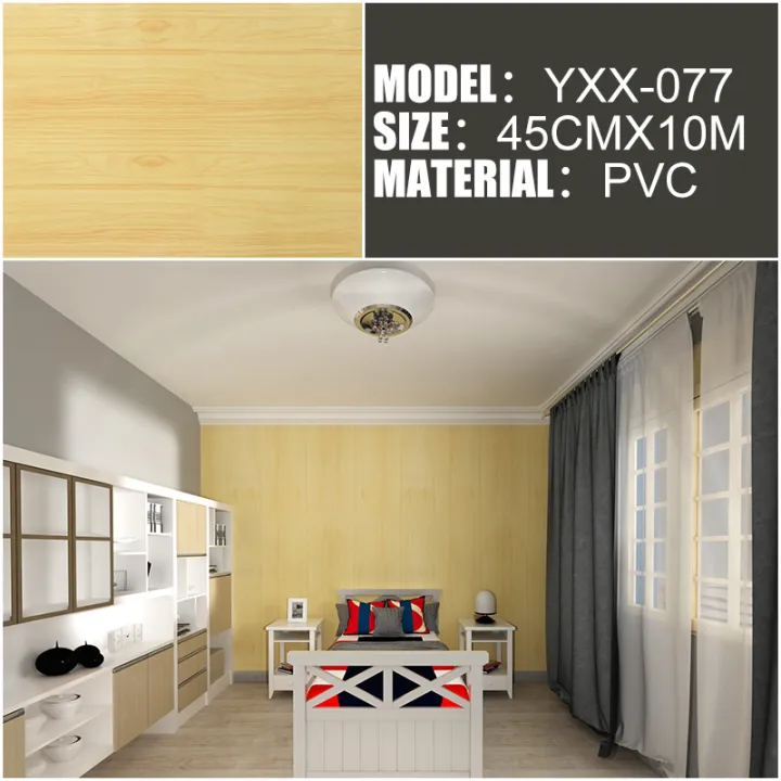 wood%20wallpaper%20sticker%20waterproof%2010metersX45cm%20PVC%20wallpaper%20room%20design%20wall%20door%20Sticker%20PVC%20wooden%20self%20adhesive%20wall%20sticker%20home%20decor%20-%20Image%206