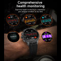 NORTH EDGE Blood Pressure Smartwatch 710Mah Battery Bluetooth Call Waterproof Blood Oxygen Sleep Monitoring Voice Assistant Work On Android and IOS system V99 Relo For Men Watch. 