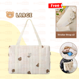 Large Capacity Mummy Bag Baby Diaper Bag Stroller Bag Beg Bahu Beg Mommy Diaper Bag Baby Bag Travel Bag Mommy And Baby