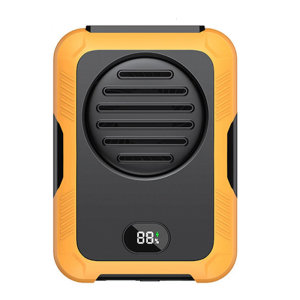 Wearable Belt Fan Portable Clip Fan 2000mAh Travel Fan ABS Texture Waist Fan Suitable for Outdoor Camping and Travel