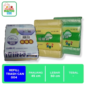 TRASH BAG - REFILL TRASH CAN 004 / ISI ULANG PLASTIK SAMPAH UNTUK TRASH CAN 004