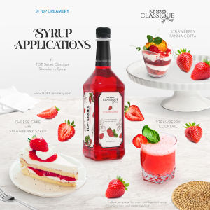 TOP Series Classique Strawberry Syrup 750ml