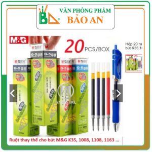 Ruột Bút Béo M&G G-5 Ngòi 0.5 (10 Chiếc ) Dài 11cm - Văn phòng phẩm Bảo An