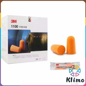 KLIMO 3M Earplug Bullet Type Foam Earplugs Anti-noise Abatement Sleeping Elasticity Ear Plugs