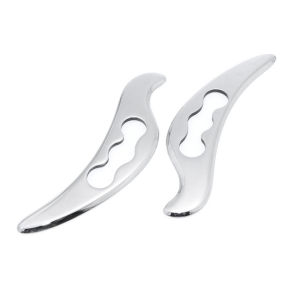 【Local Warehouse】【Scraping】Gua Sha Tool Stainless Steel Manual Scraping Massager Physical Therapy Skin Care Massager Tool Guasha Chiropractor 100% Stainless Steel Myofascial Release Scraping Board Muscles Tool