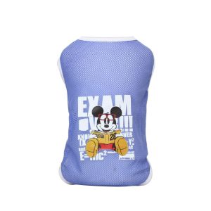 Áo ba lỗ thun lưới thoáng khí cho chó to lớn và vừa in hình Mickey - Đen Ta Pet shop