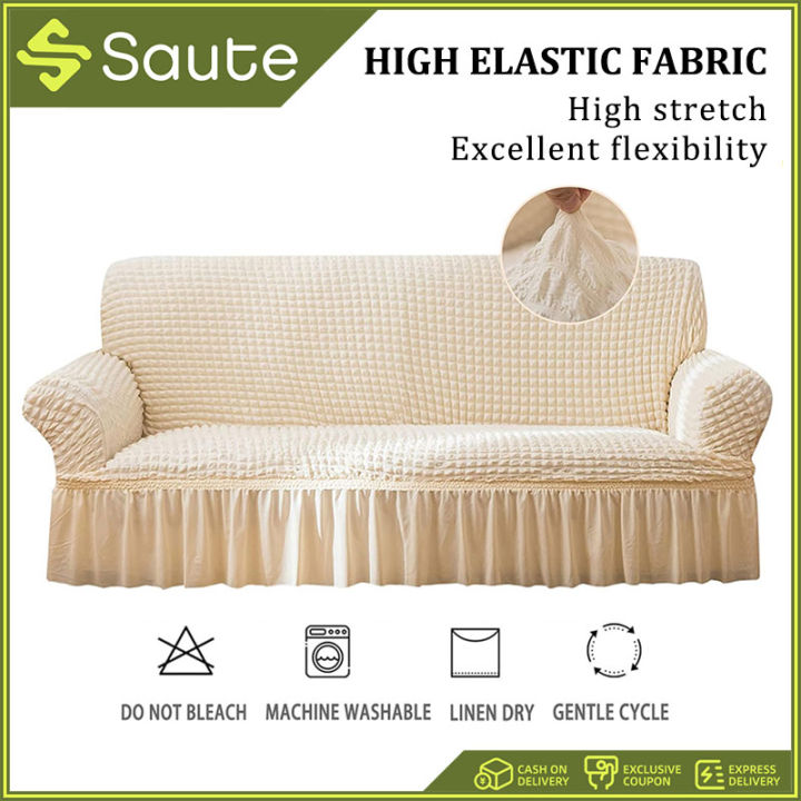 1/2/3/4 Seater Universal Sofa Cover Elastic Couch Cover with Multiple