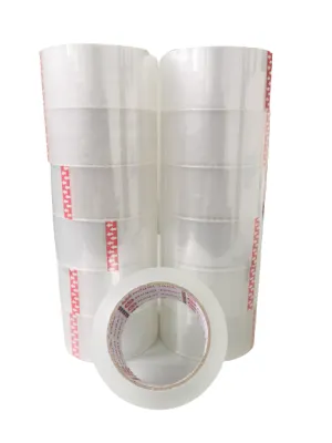Big Roll Plastic Wrap / Stretch Film / Furniture Wrap / Pallet Wrap / Packaging / Packing (50cm x 2.5kg) / Royal Clear Tape Strong Durable High Quality (6 Rolls)